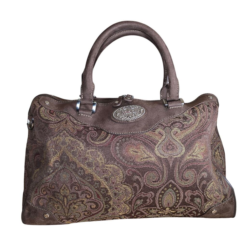 Reba McEntire Tapestry Paisley Travel Weekender Tote Duffle Bag
Top Handle